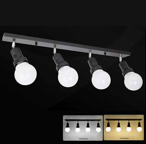 --LED厨房包括厨具等38W LED球泡，包括四个磁道，包括9.5W