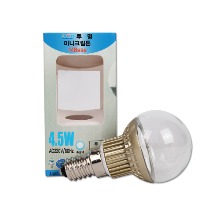 LED小型氪气灯泡LED E14 4.5W迷你透明插座市